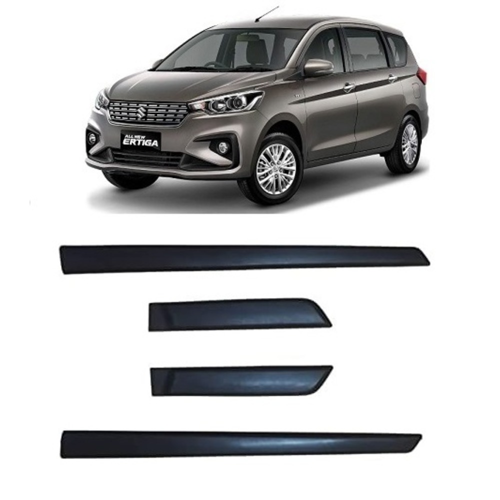 Side Door Beading Door Protector Accessories for Ertiga New Black